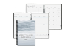 5-x-8 glossy full color time manager weekly and monthly
