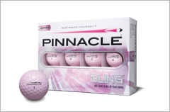 pinnacle bling pink golf ball 2014 dozen pink balls