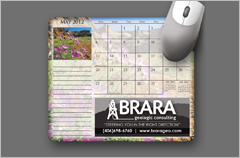 calendar mouse pads with logo