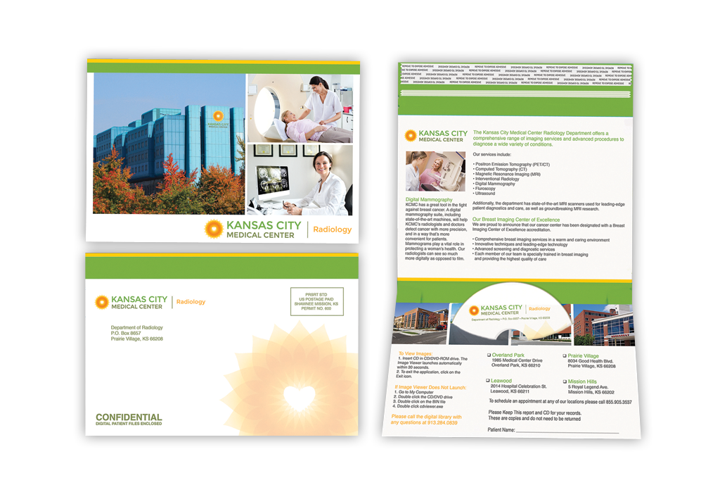 custom designed mailers to generate physician referrals
