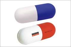 pill capsule stress reliever ball
