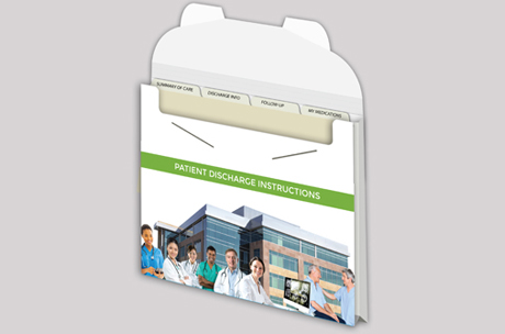 organization patient discharge folders