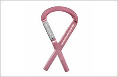 breast cancer awareness carabiner
