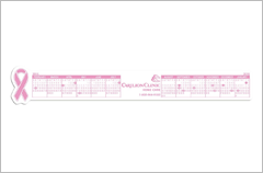 breast cancer awareness pink ribbon computer calendar