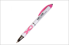 breast cancer awareness pink ribbon pen