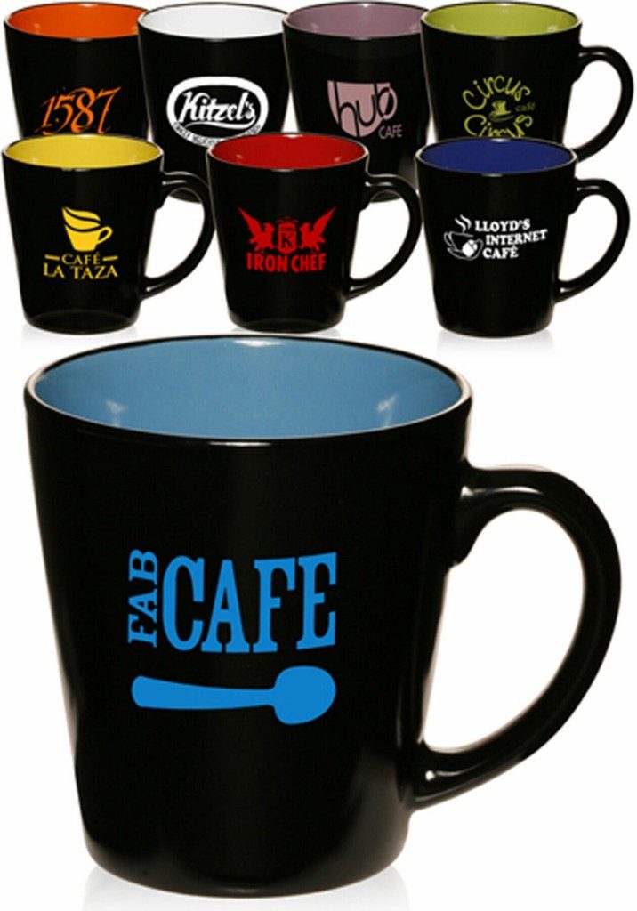 custom printed latte mugs with logo