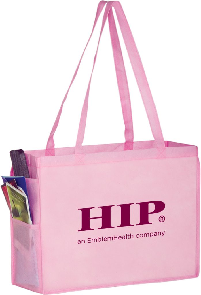 personalized pink ribbon bags